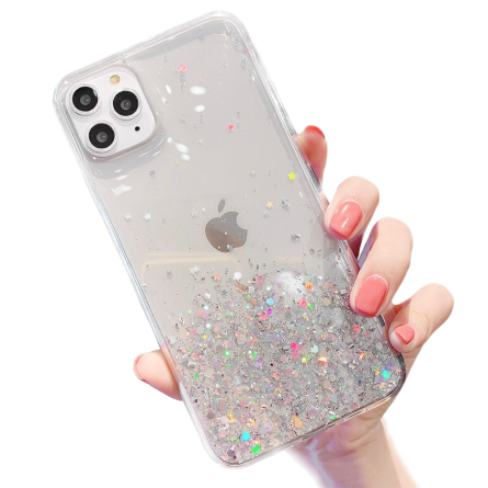 Glitter - Prozirna šljokičasta - Silikonska Maskica za Galaxy S22 Plus - Više boja 162713