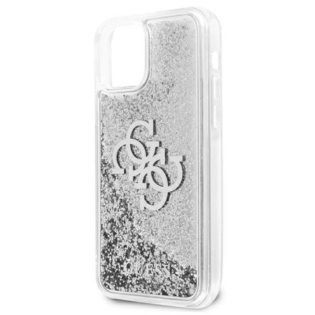 GUESS Glitter Vintage za iPhone 12 Pro Max – Srebrna 135990