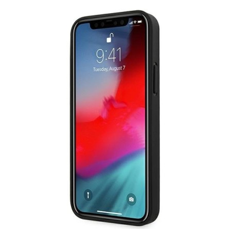 GUESS 4G Stripe Maskica za iPhone 12 – Siva 136001