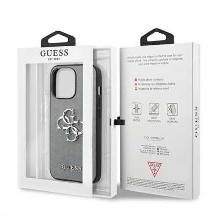 GUESS 4G Metal Logo Maskica za iPhone 13 Mini – Siva 190570