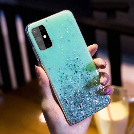 Glitter - Prozirna šljokičasta - Silikonska Maskica za Galaxy A72 / A72 (5G) - Više boja 136290