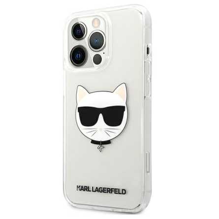 Karl Lagerfeld Choupette Head Transparent maskica za iPhone 13 Pro 150527