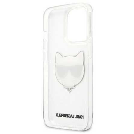Karl Lagerfeld Choupette Head Transparent maskica za iPhone 13 Pro 150530