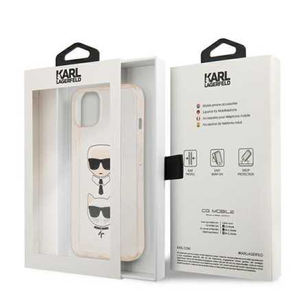 Karl Lagerfeld Glitter Karl&Choupette maskica za iPhone 13 Mini – Zlatna 190546