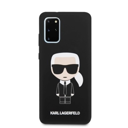 Karl Lagerfeld Silicone Ikonik maskica za Galaxy S20 Plus – Crna 108537