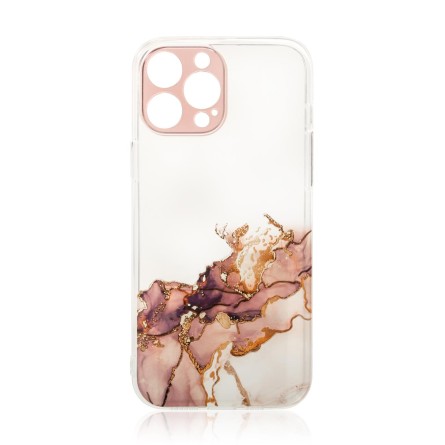 Marble maskica za iPhone 13 Pro - Brown 191222