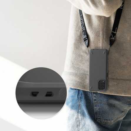 Ringke FUSION Onyx Maskica za Galaxy A12 / M12 - Black 135780