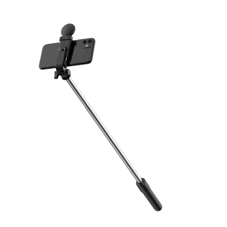Univerzalni Teleskopski Selfie Stick s tripodom i lampom - crni 260809