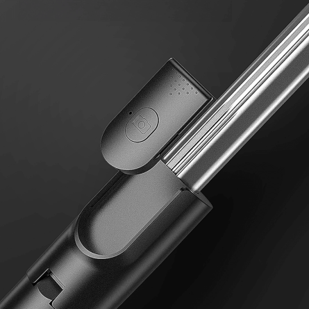 Univerzalni Teleskopski Selfie Stick s tripodom i lampom - crni 260815
