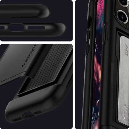 Spigen Maskica Slim Armor CS za iPhone 12 Pro Max - Black 108804