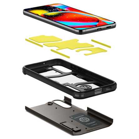 Spigen maskica Tough Armor za Galaxy S22 Plus - Gunmetal 190694
