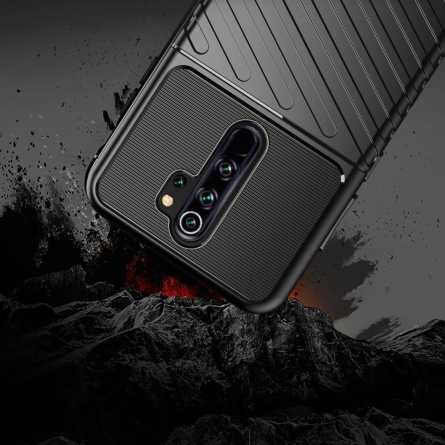 Thunder Rugged Silikonska Maskica za iPhone 12 Pro - Crna 108722