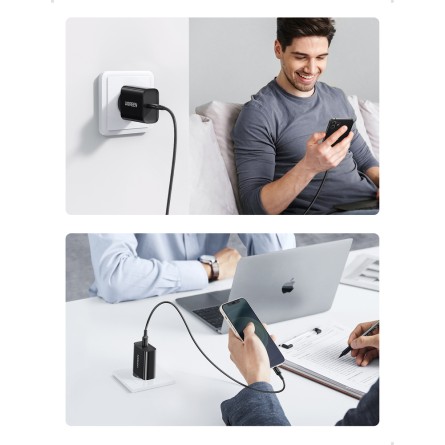 Ugreen zidni punjač 20W Type C  - kabel Type C na Lightning 150322