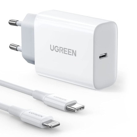 Ugreen zidni punjač 20W Type C  - kabel Type C na Lightning 190376