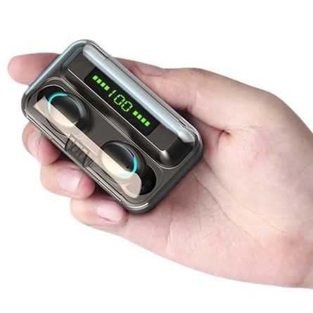 TWS F9 Bluetooth 5.0 Earbuds Slušalice - crne 150619