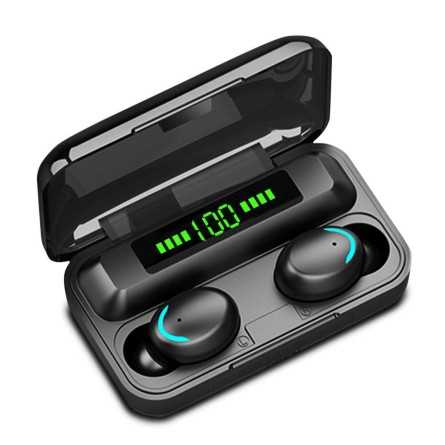 TWS F9 Bluetooth 5.0 Earbuds Slušalice - crne 150620
