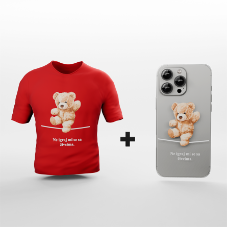 Muška Majica + Silikonska maskica za mobitel - F37 248254