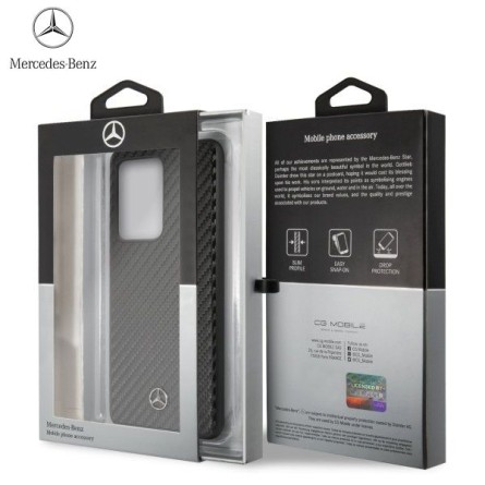 Mercedes Benz Originalna Maskica za Galaxy S20 Ultra –  Crna 100161