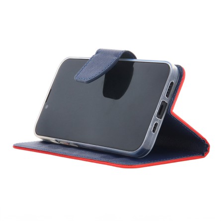 Fancy Wallet Maskica za Galaxy A05s - Crveno-plava 245461