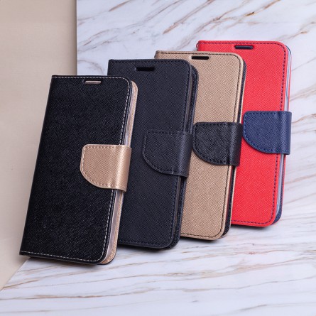 Fancy Wallet Maskica za Galaxy A05s - Crveno-plava 245457