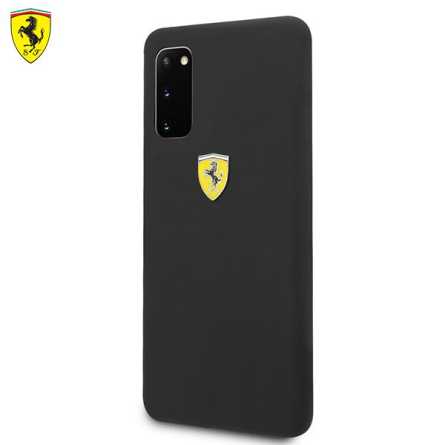 Ferrari Etui Originalna Maskica za Galaxy S20 Plus – Crna 100580