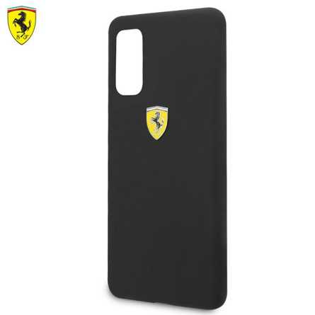 Ferrari Etui Originalna Maskica za Galaxy S20 Plus – Crna 100581