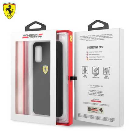 Ferrari Etui Originalna Maskica za Galaxy S20 Plus – Crna 100583