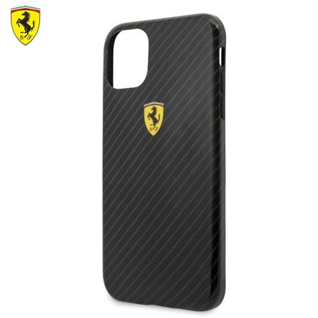 Ferrari Originalna Carbon Maskica za iPhone 11 Pro – Crna 99560