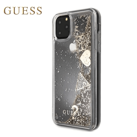 GUESS Glitter Hearts maskica za iPhone 11 Pro – Zlatna 44167