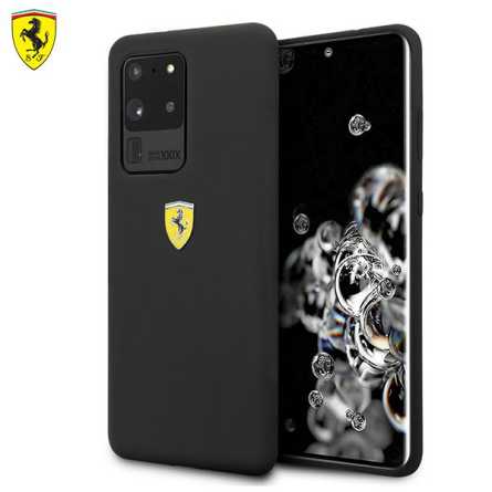 Ferrari Etui Originalna Maskica za Galaxy S20 Ultra – Crna 100589