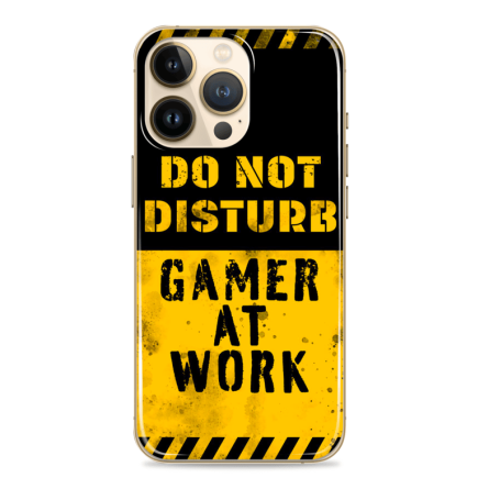 Silikonska Maskica za mobitel - "Do not disturb, gamer at work" - G17 243897