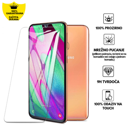 Zaštitno Staklo za ekran za Samsung Galaxy A40 (2D) - Prozirno 139816