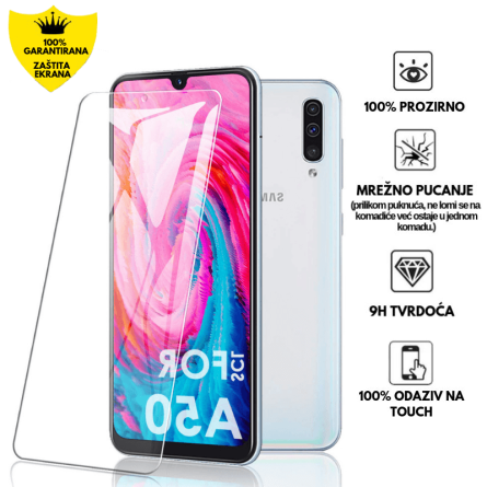 Zaštitno Staklo za ekran za Samsung Galaxy A50 / A50s / A30s (2D) - Prozirno 139832
