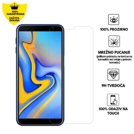 Zaštitno Staklo za ekran za Samsung Galaxy J6 Plus (2D) - Prozirno 139867