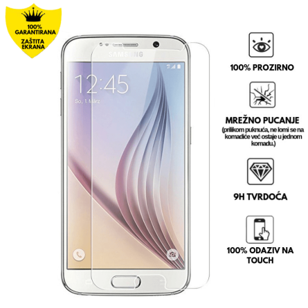 Zaštitno Staklo za ekran za Galaxy S6 (2D) - Prozirno 139824