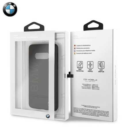 BMW Etui Originalna Maskica za Galaxy S10e – Crna 100544
