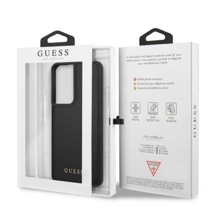 GUESS Faceplate Maskica za Galaxy S21 Ultra – Crna 124692