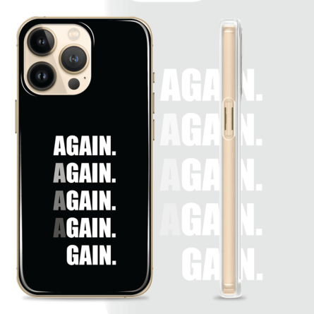 Silikonska maskica za mobitel - Again. Gain. - Gym - 15 241983