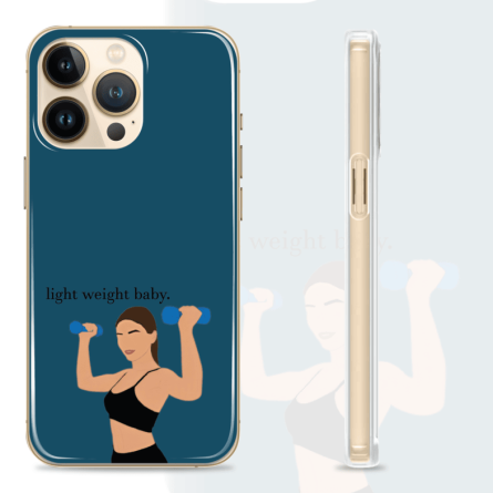 Silikonska maskica za mobitel - Light weight baby - Gym - 26 242027