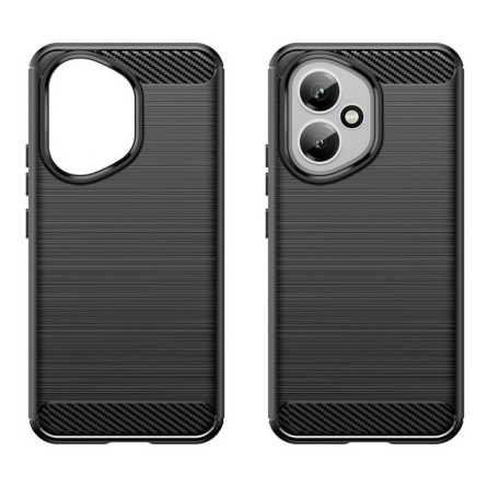 Silikonska Carbon Maskica za Honor 400 - Crna 256251