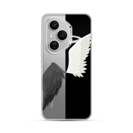 Silikonska Maskica za Honor 400 Pro - Black & White 253167