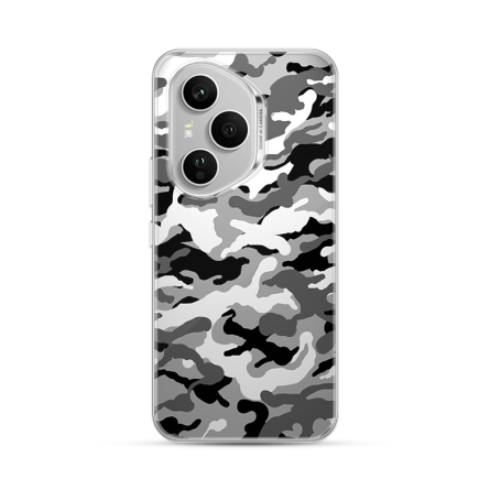 Silikonska Maskica za Honor 400 Pro - Camouflage - siva 253230