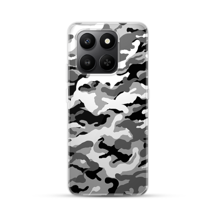 Silikonska Maskica za Honor 400 Smart - Camouflage - siva 257685