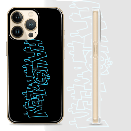 Silikonska maskica za mobitel - Halloween neon graffit - Halloween-12 238710