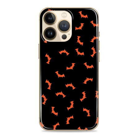 Silikonska maskica za mobitel - Orange Bats - Halloween-31 238746