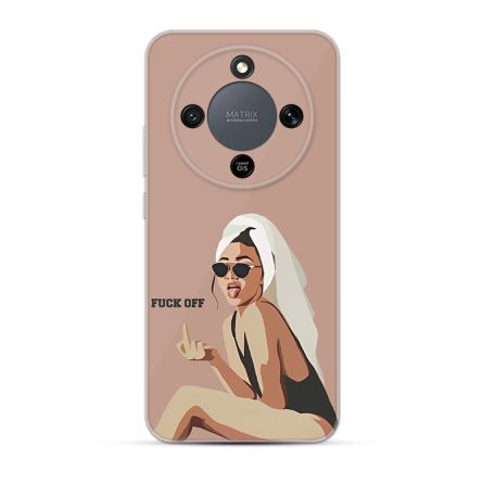 Silikonska Maskica za Honor Magic 8 Lite / X9d - F*** off 261650