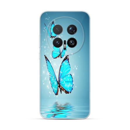 Silikonska Maskica za Honor Magic 8 Pro - Blue Butterfly 262107