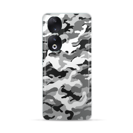 Silikonska Maskica za Honor 90 - Camouflage - siva 241200