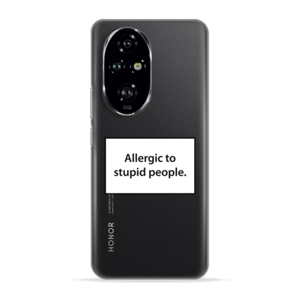 Silikonska Maskica za Honor 200 - Allergic to Stupid People 236489