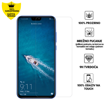 Zaštitno Staklo za ekran za Huawei Honor 8X (2D) - Prozirno 139865